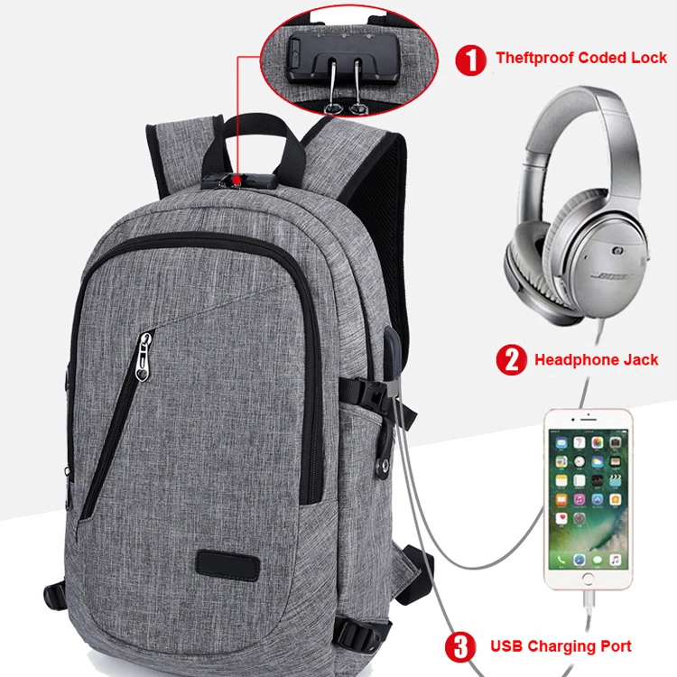 travel bag with phone charger