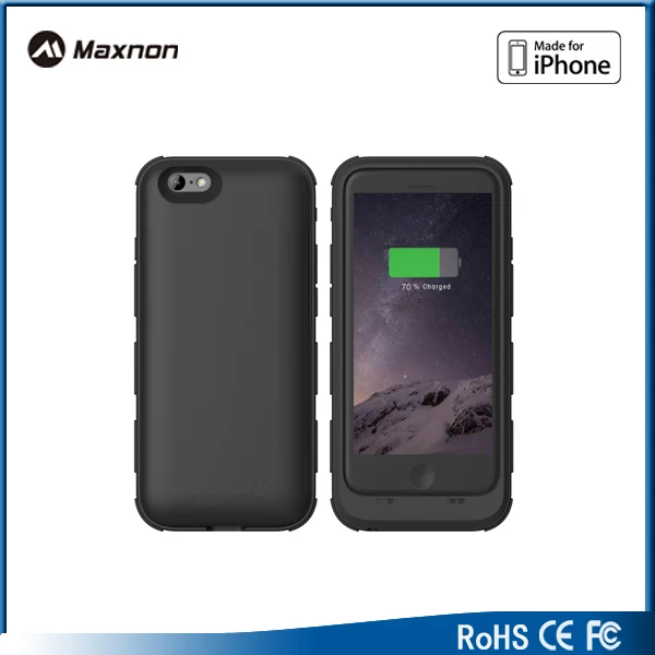 New product for iphone charging case 3200mAh portable backup battery case for iphone 6s 6 mfi certified