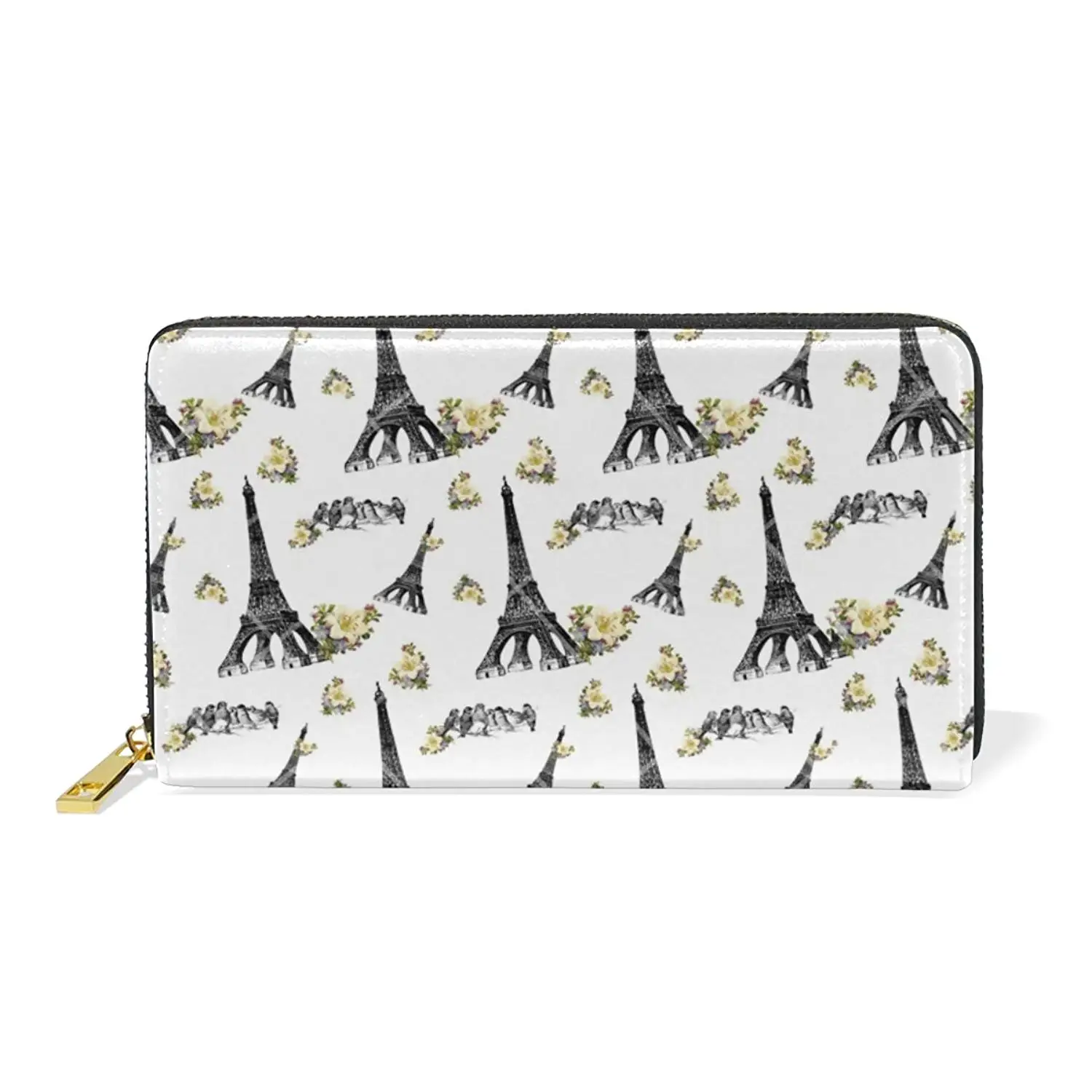 MAPOLO Classic Butterfly Floral Tree Womens Clutch Purses Organizer And Handbags Zip Around Wallet