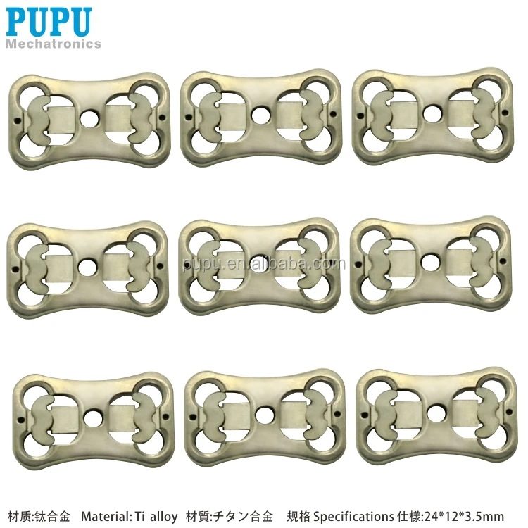 5 Axis Cnc Machining Medical Titanium Fixed Bone Plates Buy Bone