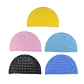 2016 New Arrival Unisex Elastic Waterproof PU Fabric Protect Ears Long Hair Sports Swim Pool Hat