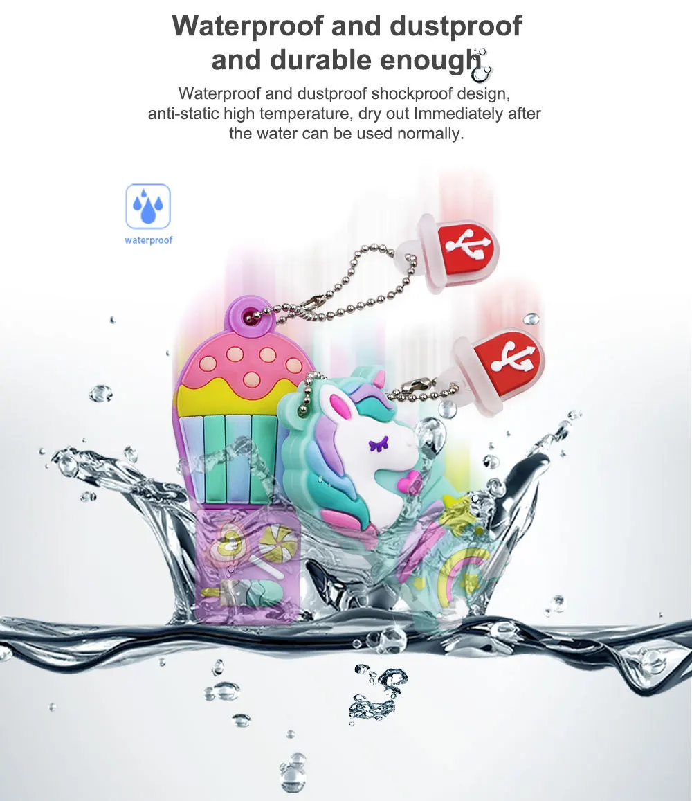 Fancy Kids Cartoon USB Flash Drive Movie Character Horse Animal Pendrive USB Stick For School Promotion Gift - ANKUX.COM