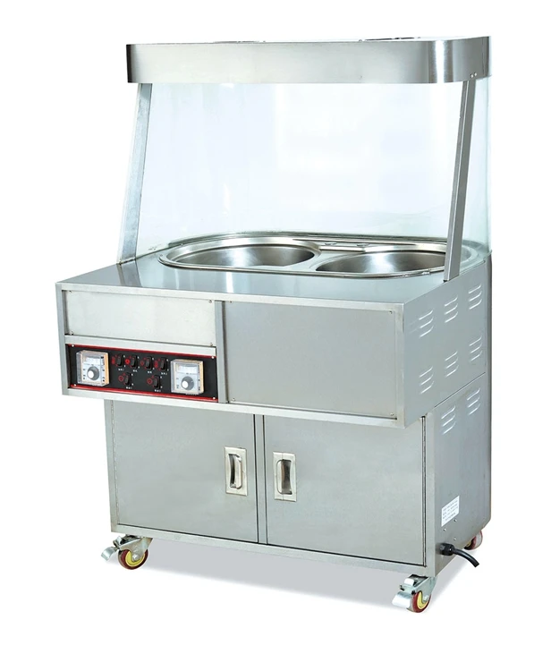 Commercial Double Pans Electric Automatic Freestanding Chestnut Roaster