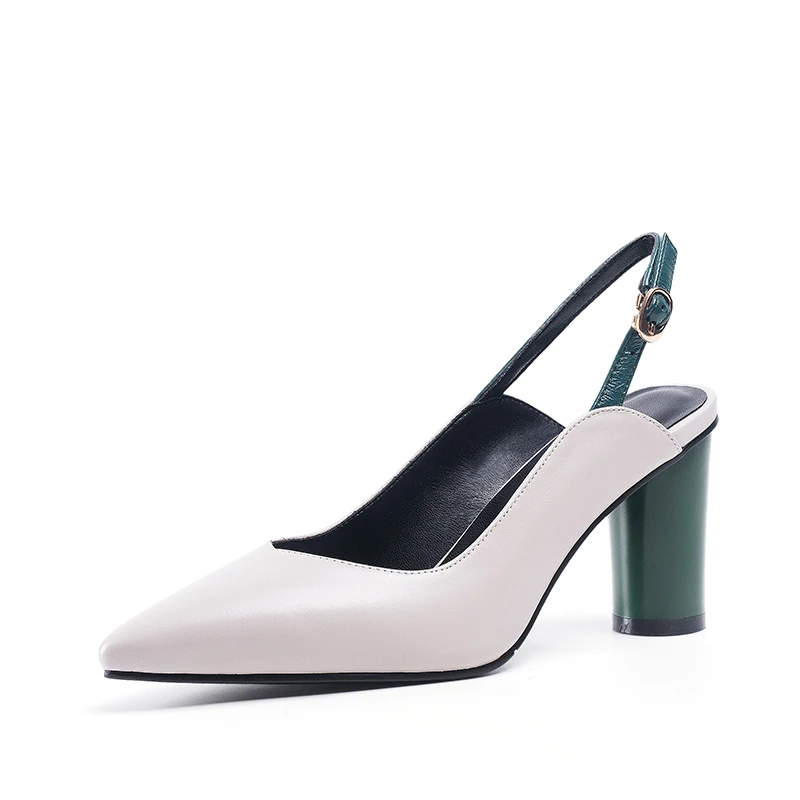 chunky platform square heel