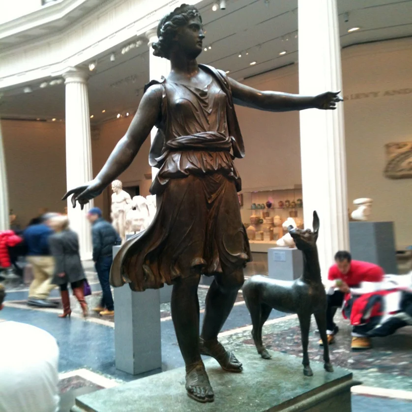 Life Size Roman Mythology Goddess Sculpture Bronze Venus Statue Without