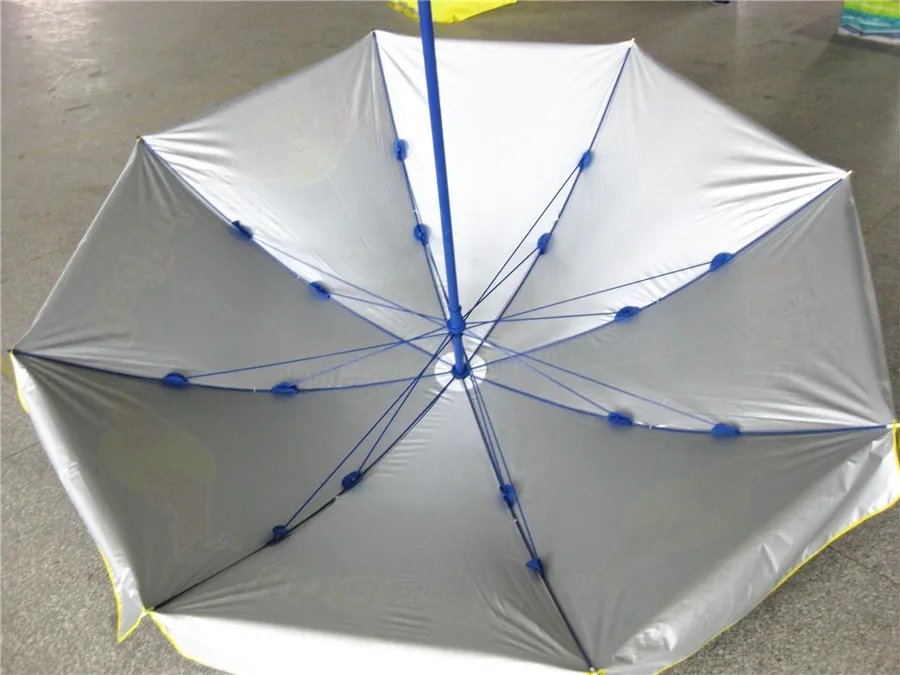 Big Advertising Promotional Tarpaulin Pvc Vinyl Beach Umbrellas With