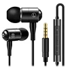 YEROGE volume control earphones custom Manufacturers produce wholesale hot sale high quality headset black stereo earphone
