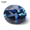 Created blue sapphire #34 ceylon blue sapphire corundum oval competitive price
