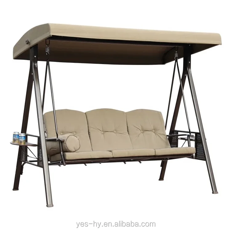 3 Seater Outdoor Swing Garden Furniture Q820 - Buy Leisure Garden