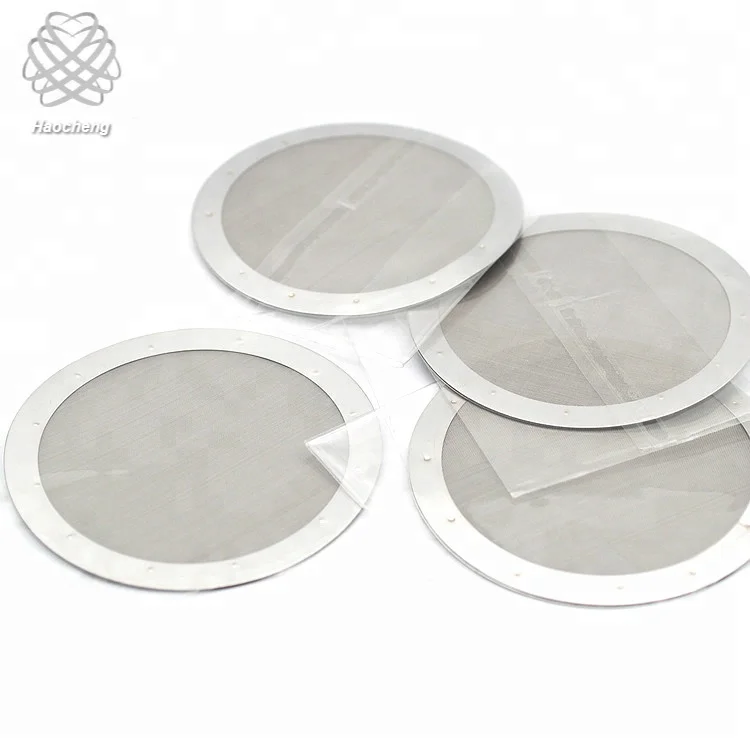 Ultra Fine Etching Coffee Mesh Filter Disc 304 Stainless Steel Coffee