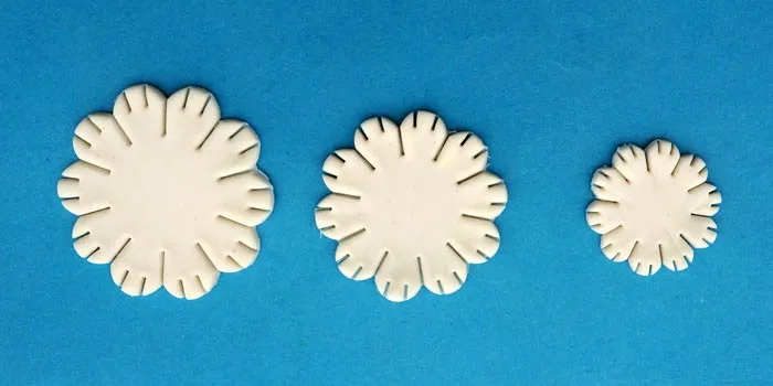 Set of 3 Carnation Flower PP Plastic Cookie Cutter FP-104