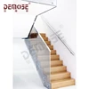 hospital handrail crystal stair railing/ss304 ss316 stair glass railing prices stair railing safety