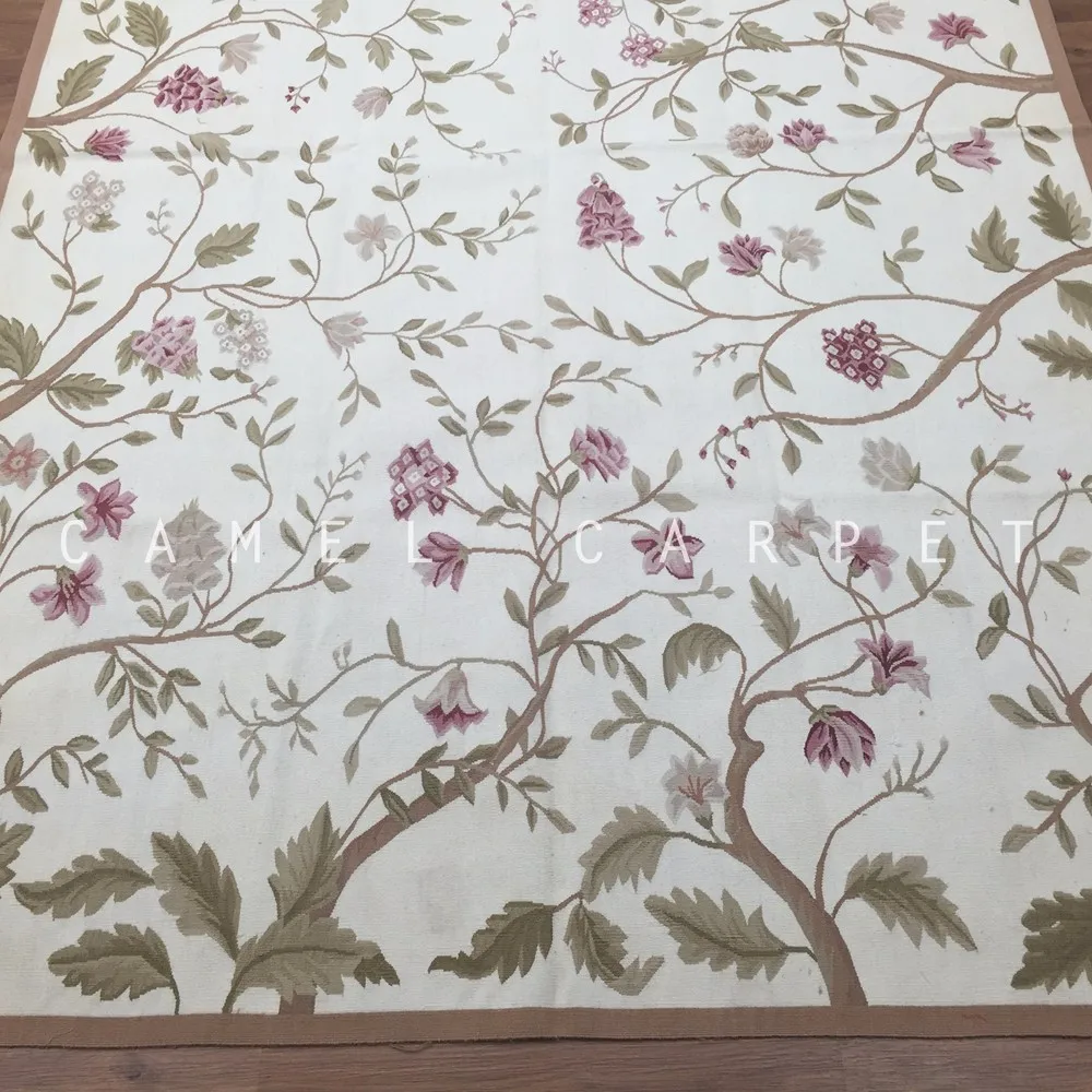 White Handmade Rugs 6x9ft French Wool Rugs Aubusson - Buy Chinese ...