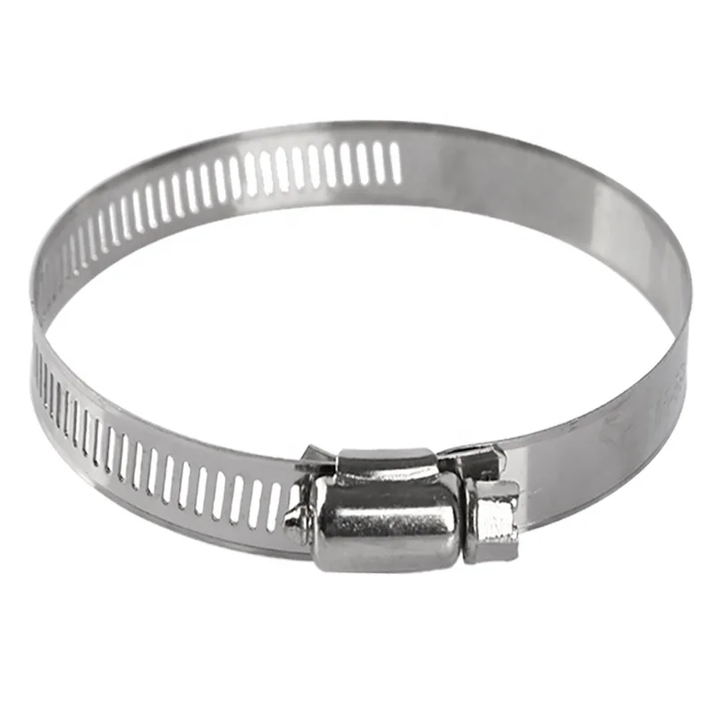 
The Latest American Type 304 Stainless Steel Adjustable Hose Clamp 