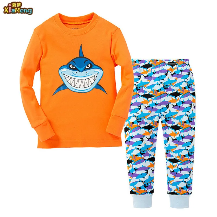 2019 New Design Low Moq Oem Service Kids Animated Pijamas 2 Pcs Kids ...