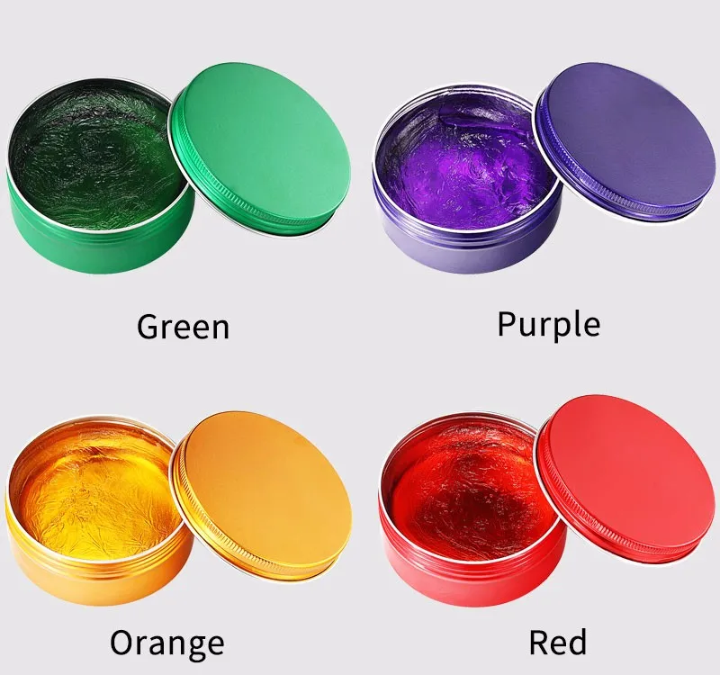 Professional Hair Styling Wax Alcohol Free Water Based Hair Wax Color