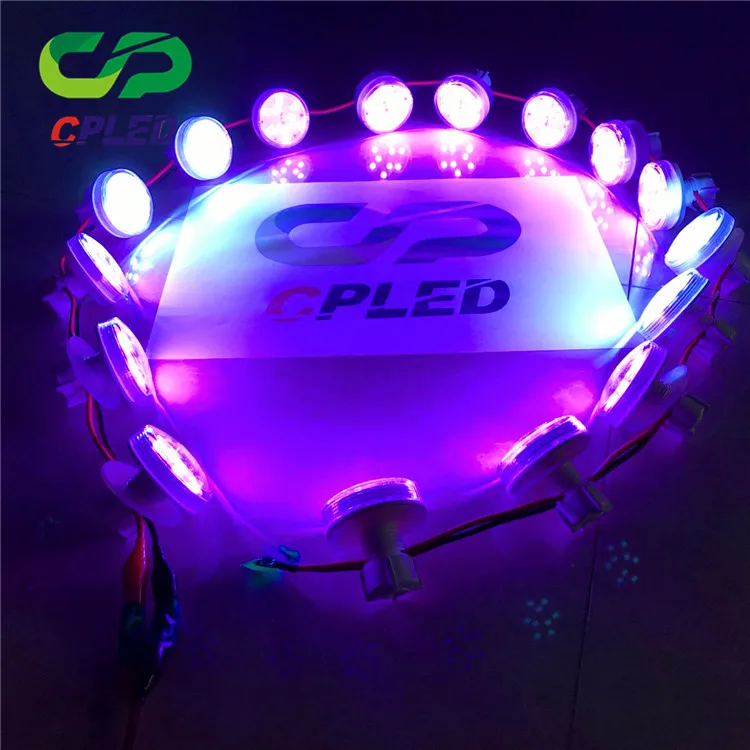 amusement lamp lights 45mm pixel 9leds smd5050 fairground turbo led cabochon E14.jpg