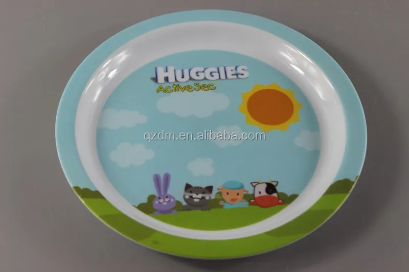 Sales promotion Melamine Dinner Plate Children Plate