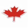 Factory custom garment embroidery Canada flag Logo embroidered patches