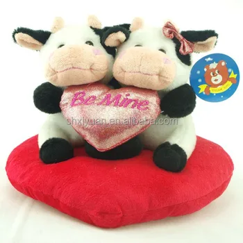 valentines day stuffed cow