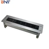 BNT 1.5m cable length electric hidden tabletop socket with four EU standard Power Plug EK9828