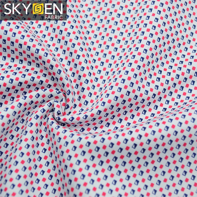 Skygen 100% cotton printed dubai shirt fabric, wholesale international fabric