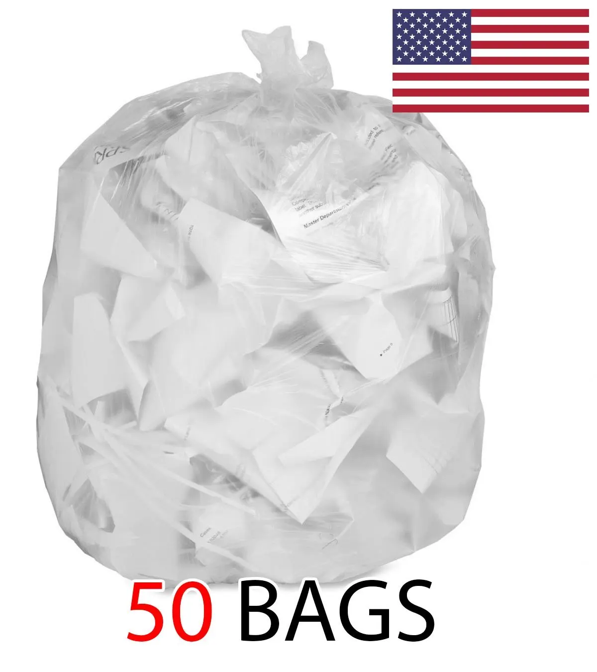 clear trash bags target