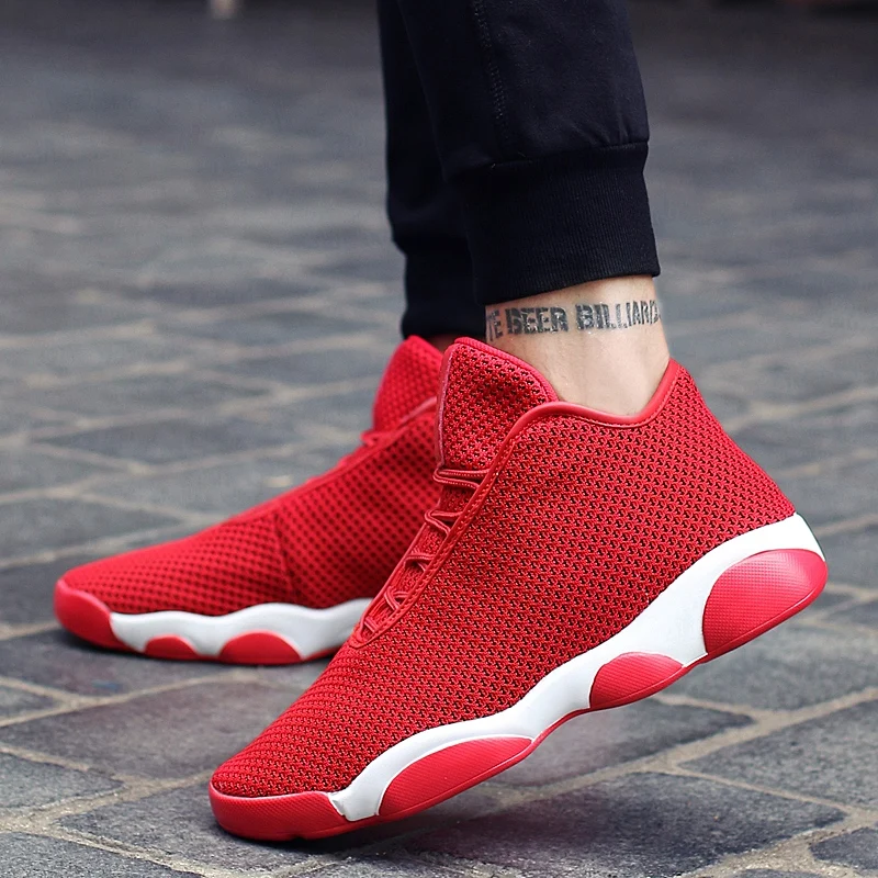 Wholesale Mens Cool Cheap Basketball High Top Running Sneaker Shoes