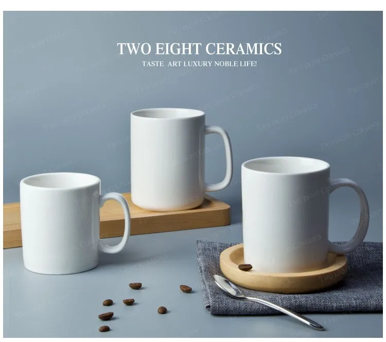 Custom white mugs manufacturers for dinner-6