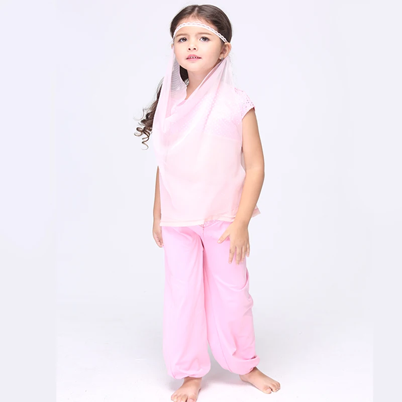 Direct Selling Pink Arabian Princess Cosplay Clothing Child Fantasy font b Fancy b font font b