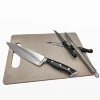 Heavy duty high carbon stainless steel kitchen chef knife solid ABS plastic ergonomic handle 8 inch sharp blade cutlery knives