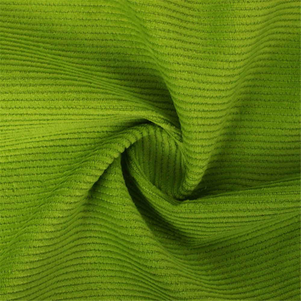 100% Polyester Strip Velvet/ Corduroy/ Poly Cord Sofa Fabric - Buy 100% ...