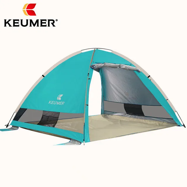 Pop Up Beach Tent Portable Sun Shelter UV Protection Automatic Canopy Shade Tents for Double Person with Carry Bag 1pc