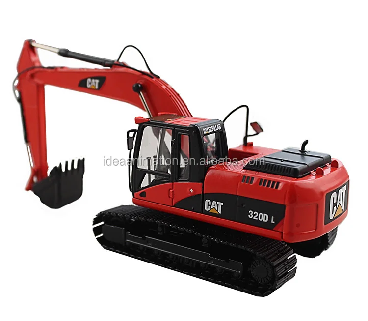 Diecast Excavator Model Metal Scale Model Excavator 1/50 Made In