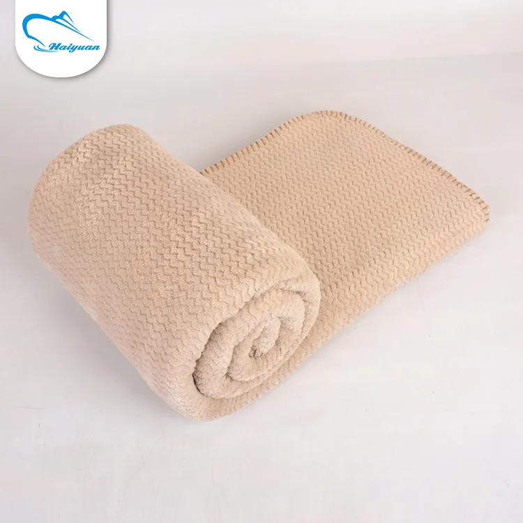 Custom Design Promotional Knit Home Choice Thick Double Face Ply