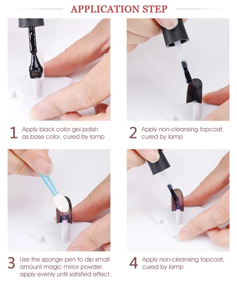 Cn Glitter Mermaid Nail Team Clean Up Gel Nails Tutorial 5 Easy Steps To Get Mirror Chrome