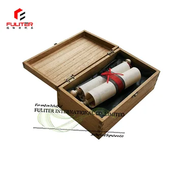 wooden invitations box for