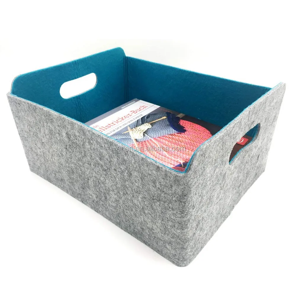 Super Soft Felt Foldable Storage Cube Box Basket Bin Container Drawer