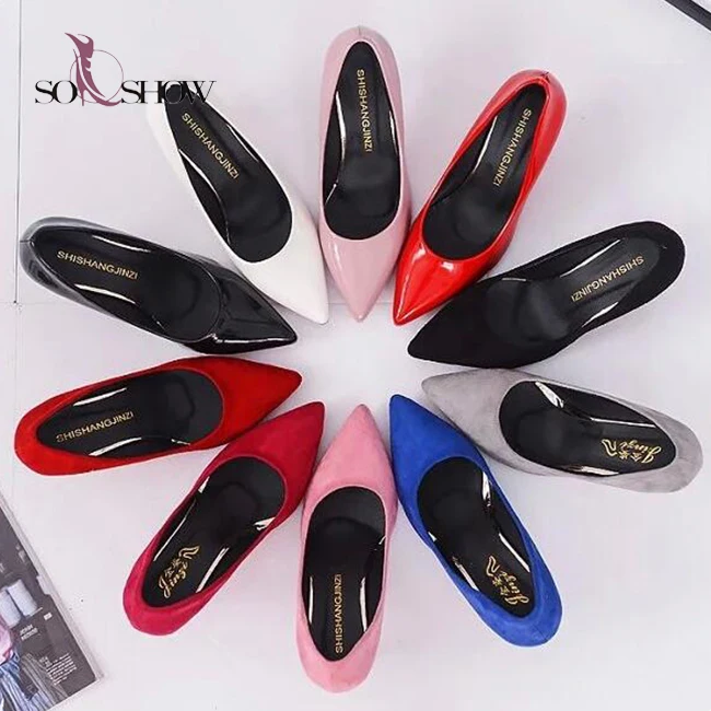 Bright Color Classic Pointed Toe Sex Womens Shoes High Heel Pumps Buy