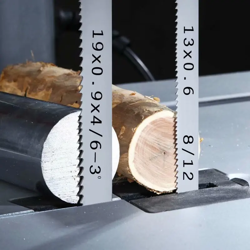 
High efficiency bi-metal band saw blade for wood/steel/ foam/bamboo cutting band knife blades 45-2/3-Inch by 1/2-Inch by 8/12Tpi 