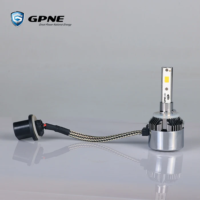 GPNE car accessories Super brightest C8 H7 unipower led headlight seoul chip 2sides LED