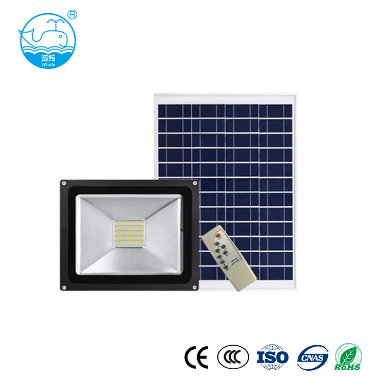 High temperature resistant integrated 20w Pure White solar led flood light with motion sensor