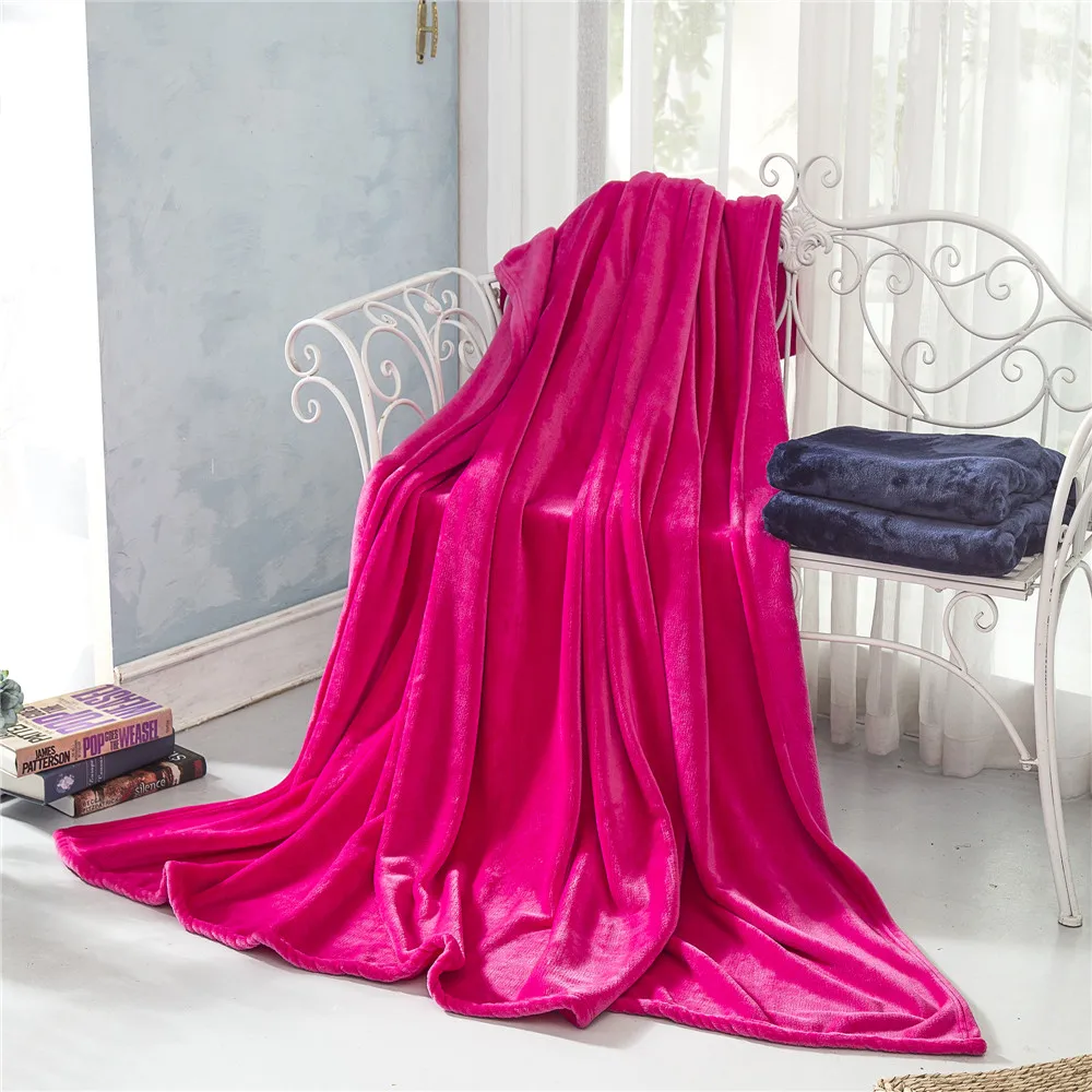 Modern Design Super Soft Winter Luxury Custom Flannel Blanket Living Room Adult Blanket Custom