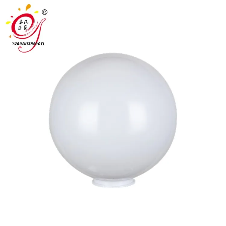 Wholesale Outdoor 200mm Opal Plastic Acrylic Globe Lamp Cover Shade No