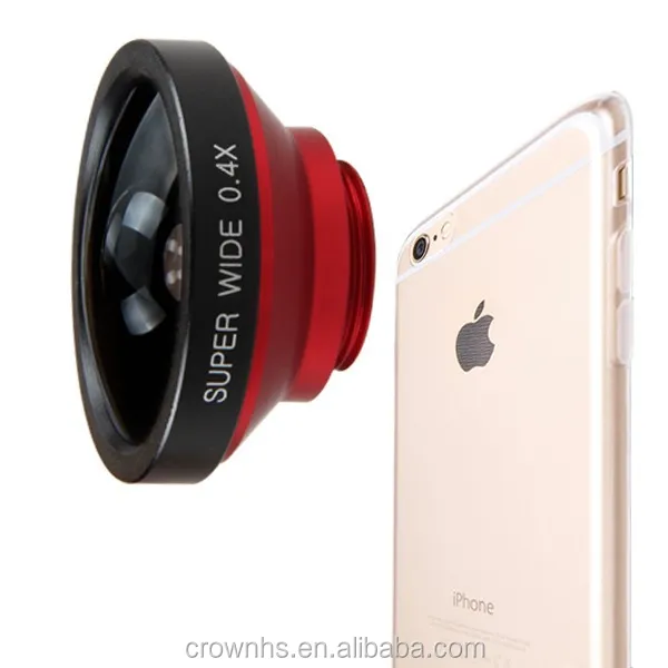 Hot sell 0.4X wide angle lens for camera for mobile phone and for iphone 6 camera lens webcam wide angle camera lens for nikon