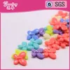 Most popular different types of multi color plastic beads for garment accessories