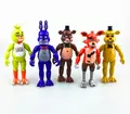 5 Pcs set 15cm Five Nights At Freddy s PVC Action Figure Toy Foxy Gold Freddy