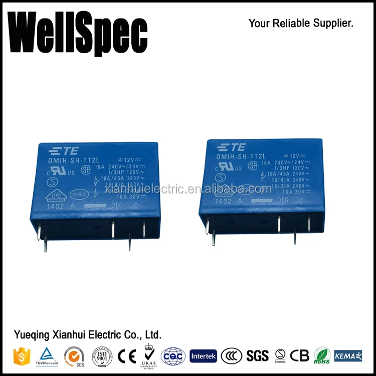 Auto Relay 12V Tyco OZ-SS-112L1 1Z 8PIN 16A240VAC Power PCB
