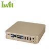Dual Core Desktop PC Intel i3 i5 i7 6th CPU Single Lan Mini Computer with 3*HD-MI with FAN
