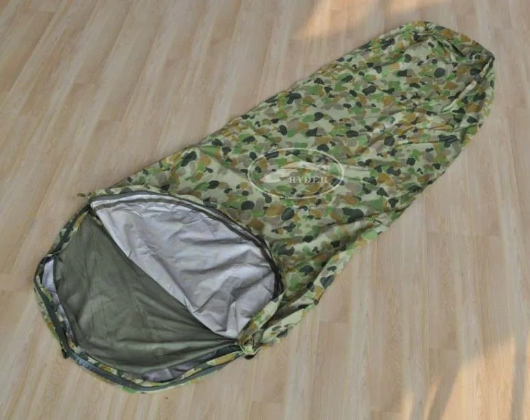 Heavy Duty Ultralight Outdoor Hiking Survival Camo Bivy Sac Military